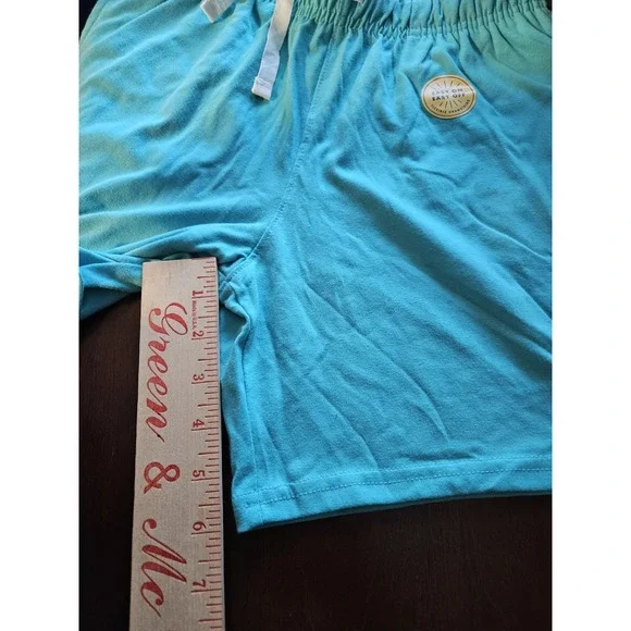 Cat & Jack Boys Girls Shorts L 10/12 Teal‎ Elastic Drawstring New With Tags - Picture 6 of 6